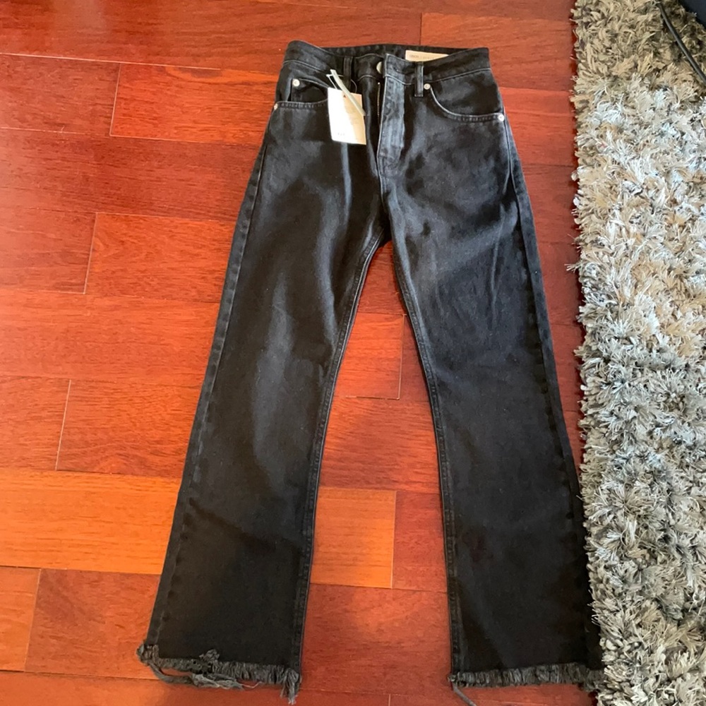 ASOS denim black pants